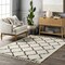 Nuloom Michelle Diamond Trellis Tassel Area Rug 2ft x 3ft GCDI13A-203 - alternate 1